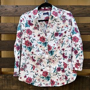 5 for $10 Basic editions floral shirt